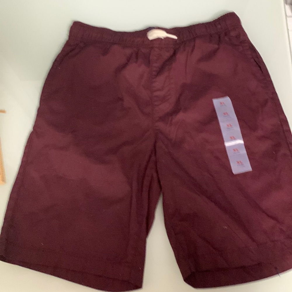 Boys maroon shorts